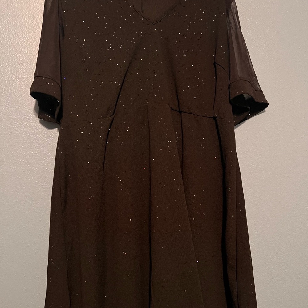 Black Dress with Sparkle Accents